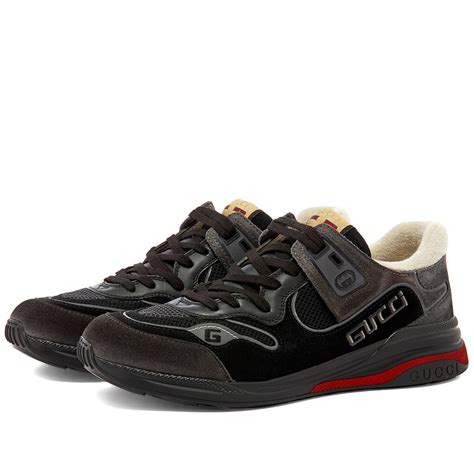 gucci black ultrapace sneakers|Gucci high top sneakers sale.